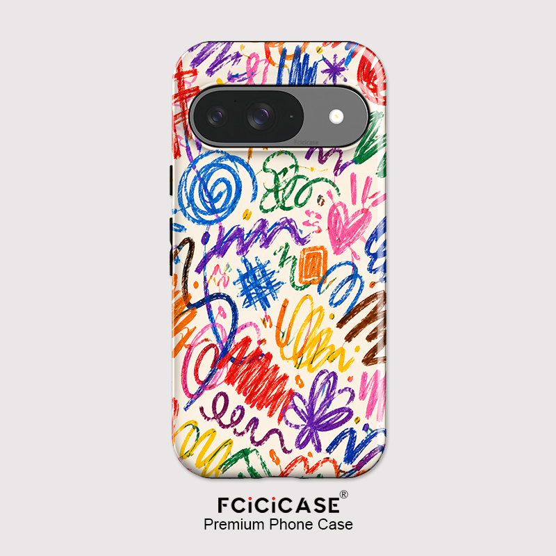Google Pixel 8A - Fcicicase 아트 페인팅 폰 케이스 (구글