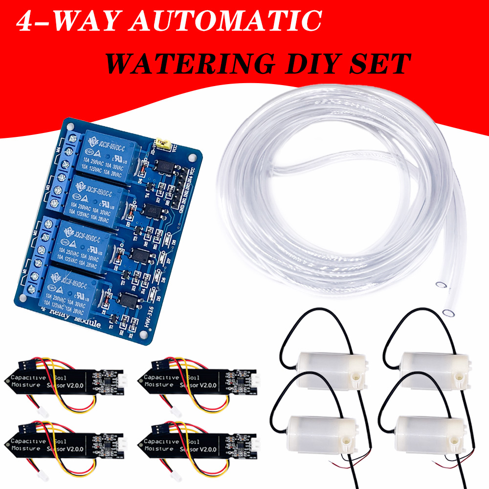 4방향 자동 급수 시스템 DIY 키트 - 4개의 워터  - Hydration Sensor Skin 리뷰 및 가격