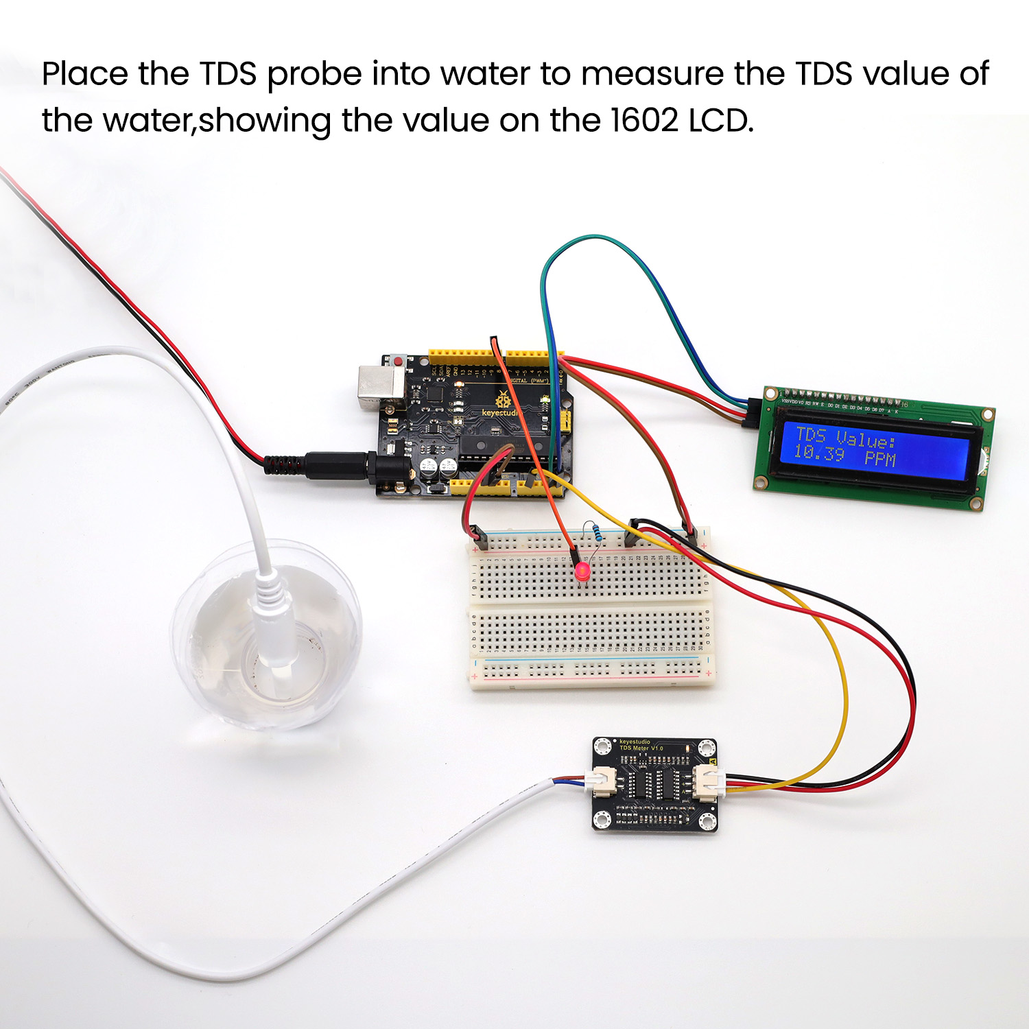 Keyestudio TDS 센서 미터 V1.0 보드/탁 - Hydration Sensor Skin 리뷰 및 가격